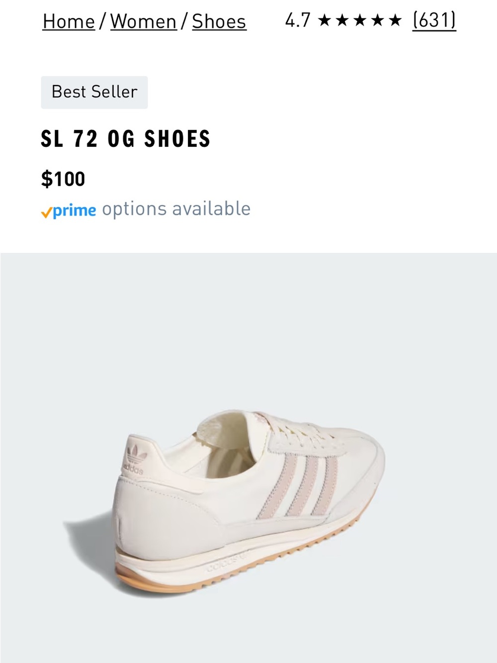 adidas SL 72 OG Sneakers in Off white - Picture 4 of 16